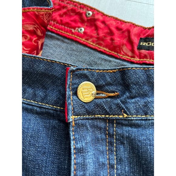 Rocawear Vintage Women's  Sz 20 Blue Flare Jeans - Picture 9 of 15